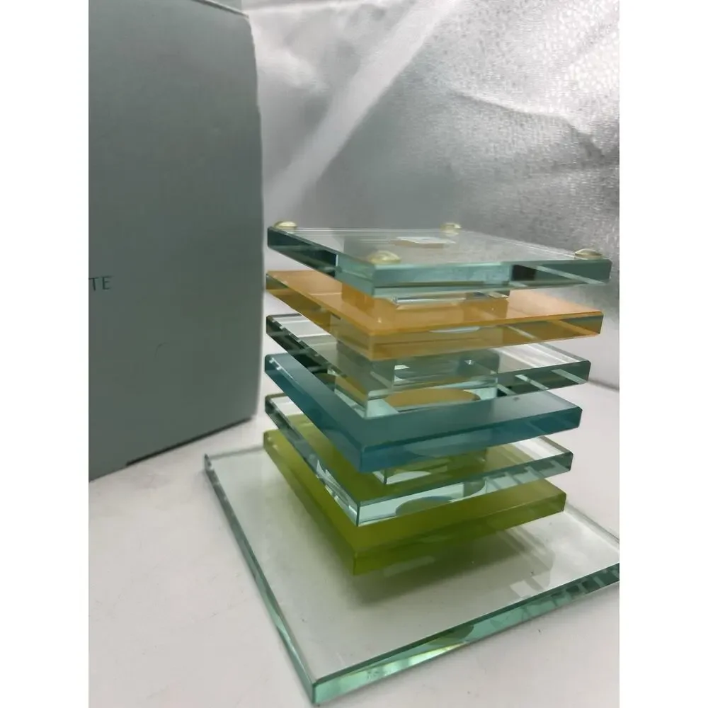 PartyLite Multicolor PRISM CANDLE HOLDER P 9271, 4